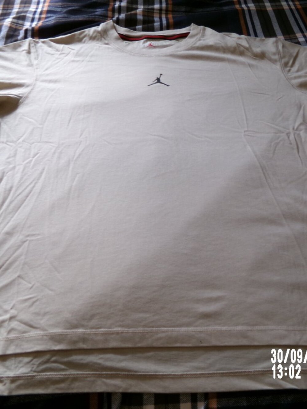 Tan and black Jordan t-shirt Size M